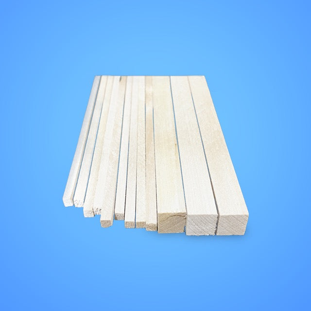 Balsa Wood Strips, 3/16x3/16x36