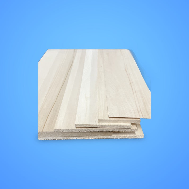 1/4 Thick, 18 Length Basswood 5-Pack