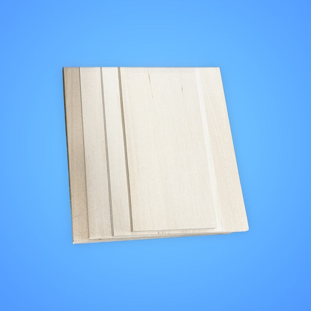 1/16 x 9 x 24 Basswood Sheet