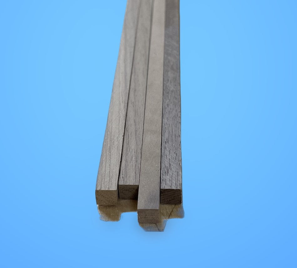 Walnut Wood Strips 1/8 x 1/4 x 18 Long Crafts Models Building 5 Pieces